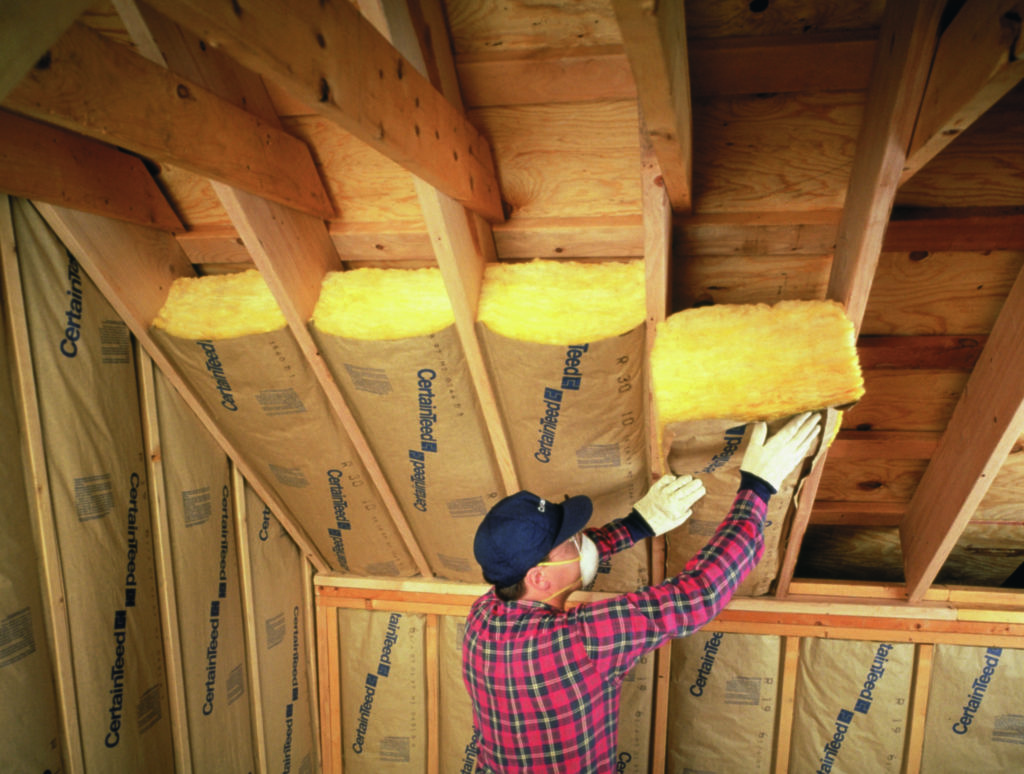 certainteed fiberglass batt insulation installed by builders installed products albany